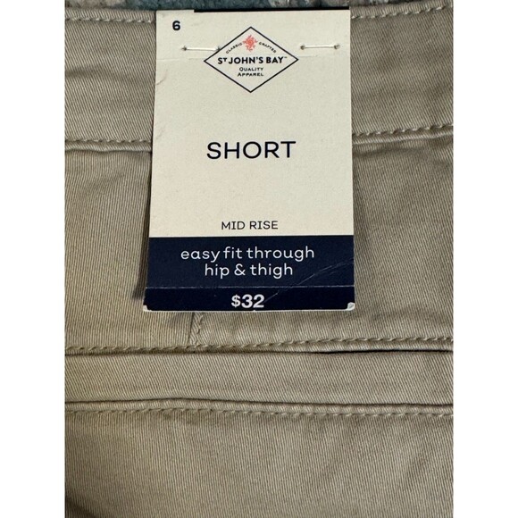 NWT SJB Secretly Slender Tan Shorts Sz 6 Women 7" Inseam Slimming 30 waist - Picture 6 of 10
